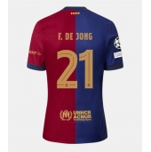 Barcelona Frenkie de Jong #21 Replika Hjemmedrakt 2024-25 Kortermet