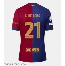 Barcelona Frenkie de Jong #21 Replika Hjemmedrakt 2024-25 Kortermet