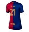 Barcelona Frenkie de Jong #21 Replika Hjemmedrakt Dame 2024-25 Kortermet