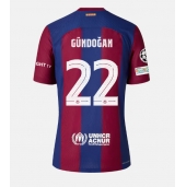 Barcelona Ilkay Gundogan #22 Replika Hjemmedrakt 2023-24 Kortermet