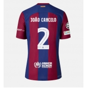 Barcelona Joao Cancelo #2 Replika Hjemmedrakt 2023-24 Kortermet