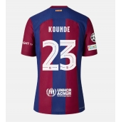 Barcelona Jules Kounde #23 Replika Hjemmedrakt 2023-24 Kortermet