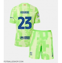 Barcelona Jules Kounde #23 Replika Tredjedrakt Barn 2024-25 Kortermet (+ bukser)