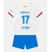 Barcelona Marcos Alonso #17 Replika Bortedrakt Barn 2023-24 Kortermet (+ bukser)