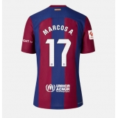 Barcelona Marcos Alonso #17 Replika Hjemmedrakt Dame 2023-24 Kortermet