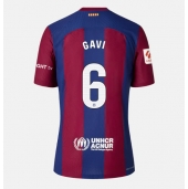 Barcelona Paez Gavi #6 Replika Hjemmedrakt Dame 2023-24 Kortermet