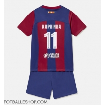 Barcelona Raphinha Belloli #11 Replika Hjemmedrakt Barn 2023-24 Kortermet (+ bukser)