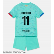 Barcelona Raphinha Belloli #11 Replika Tredjedrakt Barn 2023-24 Kortermet (+ bukser)