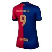 Barcelona Robert Lewandowski #9 Replika Hjemmedrakt Dame 2024-25 Kortermet