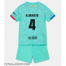 Barcelona Ronald Araujo #4 Replika Tredjedrakt Barn 2023-24 Kortermet (+ bukser)