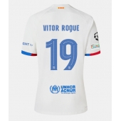 Barcelona Vitor Roque #19 Replika Bortedrakt 2023-24 Kortermet