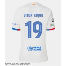 Barcelona Vitor Roque #19 Replika Bortedrakt 2023-24 Kortermet