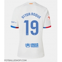 Barcelona Vitor Roque #19 Replika Bortedrakt Dame 2023-24 Kortermet