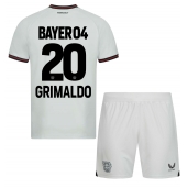 Bayer Leverkusen Alejandro Grimaldo #20 Replika Bortedrakt Barn 2023-24 Kortermet (+ bukser)