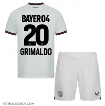 Bayer Leverkusen Alejandro Grimaldo #20 Replika Bortedrakt Barn 2023-24 Kortermet (+ bukser)