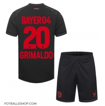 Bayer Leverkusen Alejandro Grimaldo #20 Replika Hjemmedrakt Barn 2023-24 Kortermet (+ bukser)