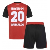 Bayer Leverkusen Alejandro Grimaldo #20 Replika Hjemmedrakt Barn 2024-25 Kortermet (+ bukser)