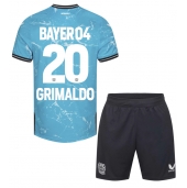 Bayer Leverkusen Alejandro Grimaldo #20 Replika Tredjedrakt Barn 2023-24 Kortermet (+ bukser)