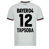 Bayer Leverkusen Edmond Tapsoba #12 Replika Bortedrakt 2023-24 Kortermet