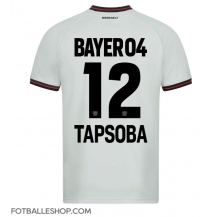 Bayer Leverkusen Edmond Tapsoba #12 Replika Bortedrakt 2023-24 Kortermet