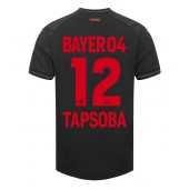 Bayer Leverkusen Edmond Tapsoba #12 Replika Hjemmedrakt 2023-24 Kortermet