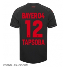 Bayer Leverkusen Edmond Tapsoba #12 Replika Hjemmedrakt 2023-24 Kortermet