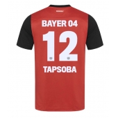 Bayer Leverkusen Edmond Tapsoba #12 Replika Hjemmedrakt 2024-25 Kortermet