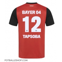 Bayer Leverkusen Edmond Tapsoba #12 Replika Hjemmedrakt 2024-25 Kortermet