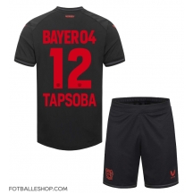 Bayer Leverkusen Edmond Tapsoba #12 Replika Hjemmedrakt Barn 2023-24 Kortermet (+ bukser)