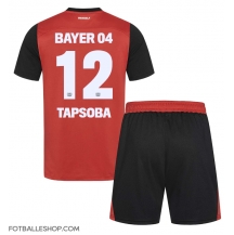 Bayer Leverkusen Edmond Tapsoba #12 Replika Hjemmedrakt Barn 2024-25 Kortermet (+ bukser)