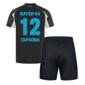 Bayer Leverkusen Edmond Tapsoba #12 Replika Tredjedrakt Barn 2024-25 Kortermet (+ bukser)