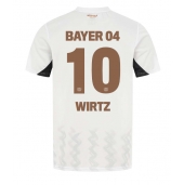 Bayer Leverkusen Florian Wirtz #10 Replika Bortedrakt 2024-25 Kortermet