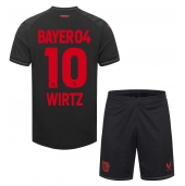 Bayer Leverkusen Florian Wirtz #10 Replika Hjemmedrakt Barn 2023-24 Kortermet (+ bukser)