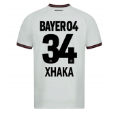 Bayer Leverkusen Granit Xhaka #34 Replika Bortedrakt 2023-24 Kortermet