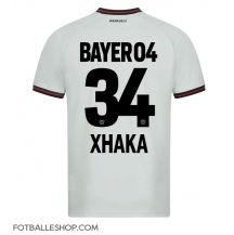 Bayer Leverkusen Granit Xhaka #34 Replika Bortedrakt 2023-24 Kortermet