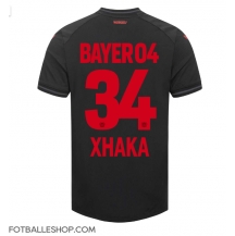 Bayer Leverkusen Granit Xhaka #34 Replika Hjemmedrakt 2023-24 Kortermet