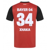 Bayer Leverkusen Granit Xhaka #34 Replika Hjemmedrakt 2024-25 Kortermet