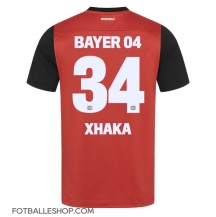 Bayer Leverkusen Granit Xhaka #34 Replika Hjemmedrakt 2024-25 Kortermet