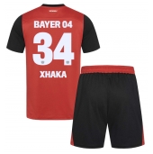 Bayer Leverkusen Granit Xhaka #34 Replika Hjemmedrakt Barn 2024-25 Kortermet (+ bukser)