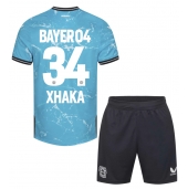 Bayer Leverkusen Granit Xhaka #34 Replika Tredjedrakt Barn 2023-24 Kortermet (+ bukser)