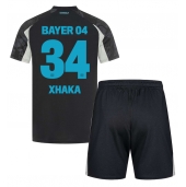 Bayer Leverkusen Granit Xhaka #34 Replika Tredjedrakt Barn 2024-25 Kortermet (+ bukser)