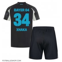 Bayer Leverkusen Granit Xhaka #34 Replika Tredjedrakt Barn 2024-25 Kortermet (+ bukser)