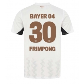 Bayer Leverkusen Jeremie Frimpong #30 Replika Bortedrakt 2024-25 Kortermet