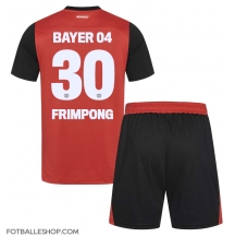 Bayer Leverkusen Jeremie Frimpong #30 Replika Hjemmedrakt Barn 2024-25 Kortermet (+ bukser)