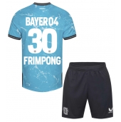 Bayer Leverkusen Jeremie Frimpong #30 Replika Tredjedrakt Barn 2023-24 Kortermet (+ bukser)