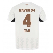 Bayer Leverkusen Jonathan Tah #4 Replika Bortedrakt 2024-25 Kortermet