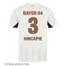 Bayer Leverkusen Piero Hincapie #3 Replika Bortedrakt 2024-25 Kortermet