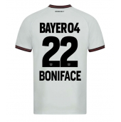 Bayer Leverkusen Victor Boniface #22 Replika Bortedrakt 2023-24 Kortermet