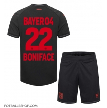 Bayer Leverkusen Victor Boniface #22 Replika Hjemmedrakt Barn 2023-24 Kortermet (+ bukser)