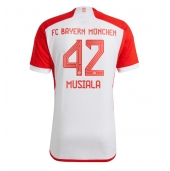 Bayern Munich Jamal Musiala #42 Replika Hjemmedrakt 2023-24 Kortermet